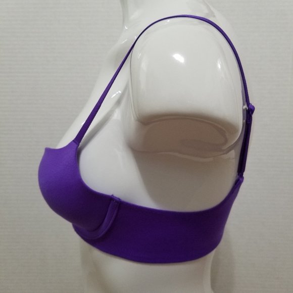 Victoria's Secret bra 32C Fabulous Lined Demi ruched charm discontinued 2013 - Picture 2 of 14